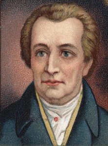 Porträt von Johann Wolfgang Goethe (1749-1832), deutscher Schriftsteller.