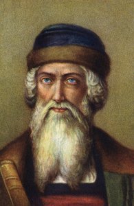 Porträt von Johannes Gensfleisch genannt Gutenberg, deutscher Drucker.