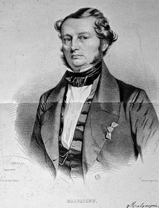 Porträt von Joseph François Malgaigne (1806-1865) von Unknown artist