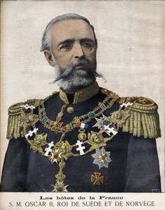 Porträt von König Oscar II. König von Schweden und Norwegen. 1829-1907.