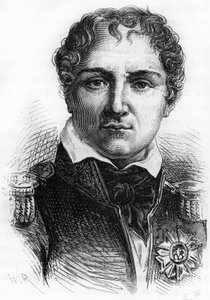 Porträt von Laurent Gouvion Saint Cyr (1764 - 1830). Gravur aus dem späten 19. Jahrhundert in „Histoire de France“ von H. Martin. von Unknown artist