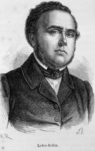 Porträt von Ledru Rollin (Ledru-Rollin), französischer Politiker (1807 - 1874) von Unknown artist