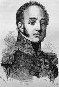 Porträt von Louis Gabriel Suchet (1770-1826). Gravur des späten 19. Jahrhunderts in „Histoire de France“ von H. Martin von Unknown artist