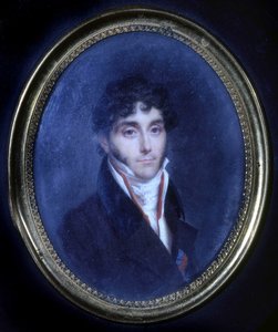 Porträt von Louis Mathieu, Graf von Molé (1781 - 1855), Medaillon