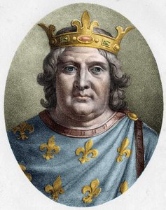 Porträt von Ludwig VI. der Dicke (1081 - 1137), König von Frankreich.