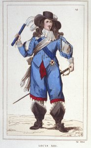 Porträt von Ludwig XIII. (1601 - 1643), König von Frankreich (1830) von Unknown artist