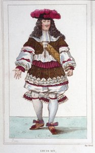 Porträt von Ludwig XIV. (1638 - 1715), König von Frankreich