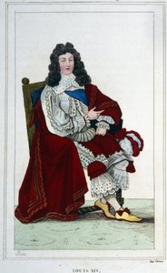 Porträt von Ludwig XIV. (1638 - 1715), König von Frankreich. von Unknown artist