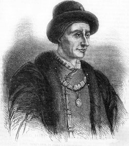 Porträt von Ludwig XI. (1423-1483), König von Frankreich.