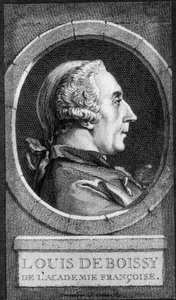Porträt von Louis de Boissy von der Französischen Akademie - undatiert. von Unknown artist