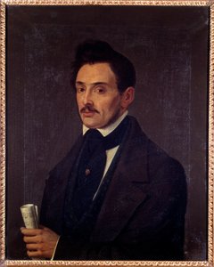 Porträt von Luigi Ghirelli, Kontrabassist von Unknown artist