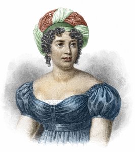 Porträt von Madame de Staël (1766-1817), Schriftstellerin.