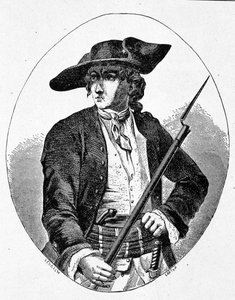 Porträt von Mandrin - Gravur
