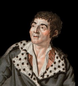 Porträt von Marat (1743-1793) - Porträt von Jean-Paul (Jean Paul) Marat (1743-1793) Politiker, französischer Journalist - Gravur von Angélique Allais von Unknown artist