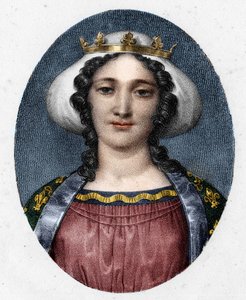 Porträt von Margarete von der Provence (1221 - 1295), Königin von Frankreich von Unknown artist