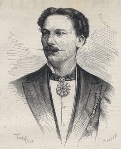Porträt von Marius Cazeneuve (1839-1913), französischer Zauberkünstler von Unknown artist