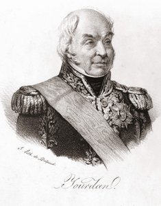Porträt von Marschall Jean Baptiste Jourdan (1762 - 1833). von Unknown artist