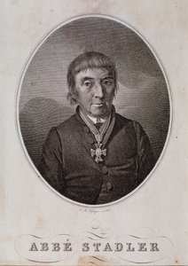 Porträt von Maximilian Stadler (Gravur) von Unknown artist