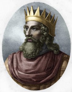 Porträt von Merovech (ca. 448-ca. 458).