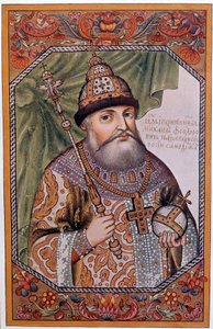 Porträt von Michael I. Romanow (1591-1645), Zar von Russland von Unknown artist