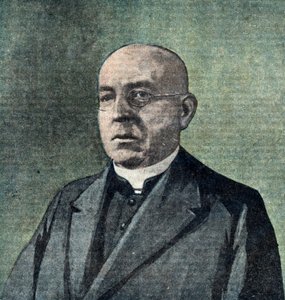 Porträt von Monsignore Ignaz Seipel, Kanzler von Österreich, Illustration aus 