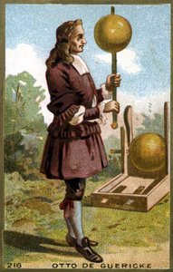 Porträt von Otto von Guericke von Unknown artist