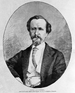 Porträt von Paolo Giacometti (1816-1882), italienischer Schriftsteller von Unknown artist