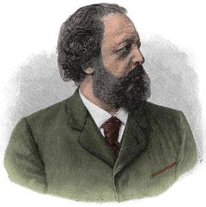 Porträt von Paul Johann Ludwig von Heyse (1830-1914) deutscher Schriftsteller
