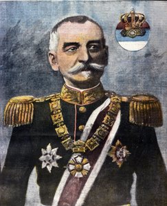 Porträt von Peter I. von Serbien