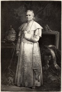 Porträt von Papst Pius IX (Giovanni Maria Mastai Ferretti) von Unknown artist