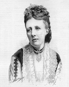 Porträt von Königin Sophie von Schweden und Norwegen im Jahr 1888 von Unknown artist