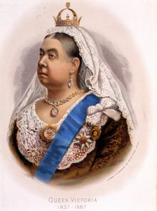 Porträt von Königin Victoria von England, Ende des 19. Jahrhunderts von Unknown artist