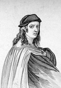 Porträt von Raffael (Raffaello Sanzio 1483 - 1520), italienischer Maler