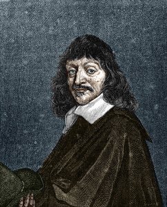 Porträt von René Descartes. 1596-1650.
