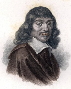 Porträt von René Descartes, graviert im 19. Jahrhundert von Unknown artist