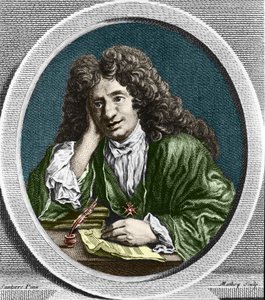 Porträt von Richard Delalande, Superintendent der Musik des Königs; geb. 15. Dez. 1657 in Paris; gest. 18. Jan. 1726