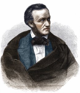 Porträt von Richard Wagner (1813 - 1883) von Unknown artist
