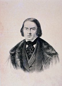 Porträt von Robert Schumann (Gravur) von Unknown artist