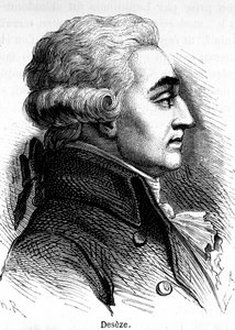 Porträt von Romain Deseze oder De Seze (1748-1828), Anwalt von Ludwig XVI. während seines Prozesses von Unknown artist