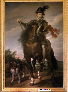 Porträt von Sigismund III. Vasa zu Pferd.