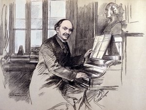 Porträt von Sir Julius Benedict (1804-1885). Er war ein in Deutschland geborener Komponist und Dirigent, wohnhaft in England von Unknown artist