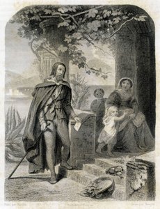 Porträt von Torquato Tasso, genannt in Französisch Le Tasse (1544 - 1595)
