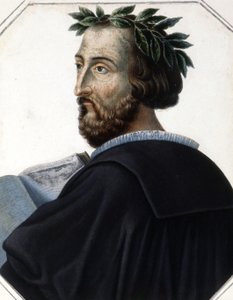 Porträt von Torquato Tasso, bekannt als der Becher (1544 - 1595), italienischer Dichter. Gravur aus dem frühen 19. Jahrhundert. von Unknown artist