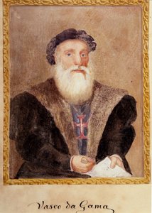 Porträt von Vasco de Gama - in The Life of Prince Henri of Portugal surnamed the Navigator von Richard Henri Major