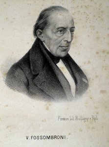Porträt von Victorio Fossombroni (1754 - 1844), italienischer Ingenieur, Ökonom und Intellektueller von Unknown artist
