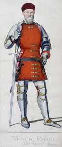 Porträt von Vittore Pisani. Venezianischer Admiral (1324 - 1380). von Unknown artist