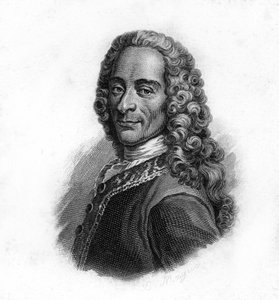 Porträt von Voltaire, Gravur des 19. Jahrhunderts von Unknown artist