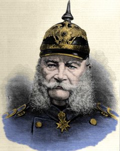 Porträt von Wilhelm I. (1797-1888), König von Preußen und Kaiser von Deutschland. Gravur aus dem späten 19. Jahrhundert.