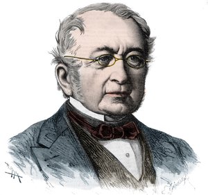 Porträt des Kanzlers Prinz Alexander Michailowitsch Gortschakow (1798-1883) - Kupferstich von 1868