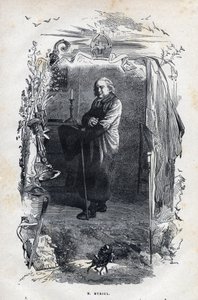 Porträt des Bischofs Myriel - Illustration von Gustave Brion (1824-1877) für „Die Elenden - Erster Teil: Fantine“ von Victor Hugo (1802-1885) 1862 von Unknown artist